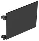 LEGO® los onderdeel Vlag in kleur Zwart 2525