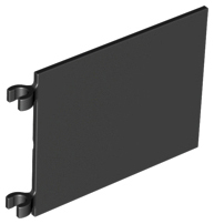 LEGO® los onderdeel Vlag in kleur Zwart 2525