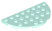 Plaatje in Gallery viewer laden, LEGO® los onderdeel Plaat Rond in kleur Licht Aqua 22888