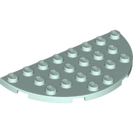 Plaatje in Gallery viewer laden, LEGO® los onderdeel Plaat Rond in kleur Licht Aqua 22888