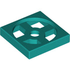 LEGO® los onderdeel Draaischijf Donker Turkoois 3680