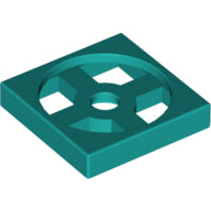 LEGO® los onderdeel Draaischijf Donker Turkoois 3680