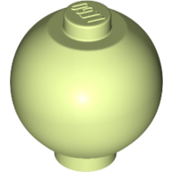 Plaatje in Gallery viewer laden, LEGO® los onderdeel Steen Rond Geelachtig Groen 20953