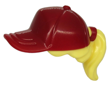 Plaatje in Gallery viewer laden, LEGO® los onderdeel Haar in kleur Helder Lichtgeel 35660pb05