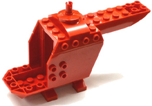 Plaatje in Gallery viewer laden, LEGO® los onderdeel Vliegtuig in kleur Rood 18929c01