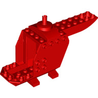 LEGO® los onderdeel Vliegtuig in kleur Rood 18929c01
