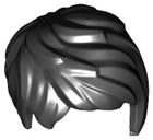 LEGO® los onderdeel Haar in kleur Zwart 37823