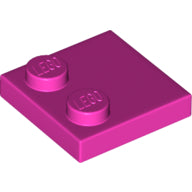 Plaatje in Gallery viewer laden, LEGO® los onderdeel Tegel Aangepast Donker Roze 33909