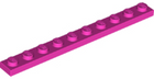 LEGO® los onderdeel Plaat Algemeen in kleur Donker Roze 4477