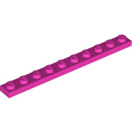 LEGO® los onderdeel Plaat Algemeen in kleur Donker Roze 4477