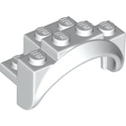 LEGO® los onderdeel Spatbord in kleur Wit 35789