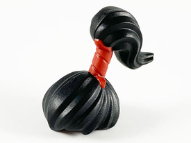 LEGO® los onderdeel Haar in kleur Zwart 65425pb01