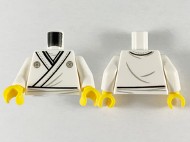 LEGO® los onderdeel Lijf met Motief Wit 973pb3766c01