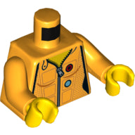 LEGO® Lijf met Motief Helder Licht Oranje 973pb3754c01