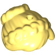 LEGO® los onderdeel Haar in kleur Helder Lichtgeel 92260