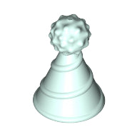 LEGO® los onderdeel Hoofddeksel Accessoire Licht Aqua 24131