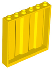 LEGO® los onderdeel Paneel in kleur Geel 23405