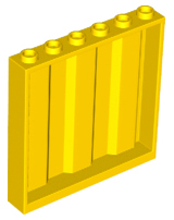 LEGO® los onderdeel Paneel in kleur Geel 23405