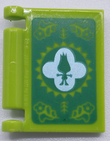 LEGO® los onderdeel Accessoire met Motief Limoen 24093pb028