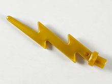 Plaatje in Gallery viewer laden, LEGO® los onderdeel Energy Effect in kleur Parel Goud 27256