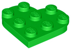 LEGO® los onderdeel Plaat Rond in kleur Fel Groen 39613