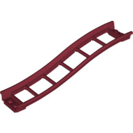 Plaatje in Gallery viewer laden, LEGO® los onderdeel Rails in kleur Donkerrood 34738