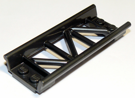 LEGO® los onderdeel Rails in kleur Parel Donkergrijs 26022