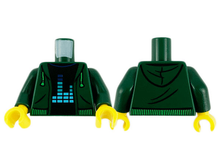 Plaatje in Gallery viewer laden, LEGO® los onderdeel Lijf met Motief Donkergroen 973pb3780c01