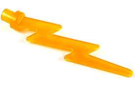 LEGO® los onderdeel Energy Effect Doorzichtig Oranje 27256
