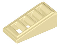 LEGO® los onderdeel Dakpan Algemeen in kleur Geelbruin 61409