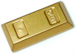 LEGO® los onderdeel Accessoire in kleur Metallic Gold 99563