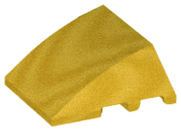 Plaatje in Gallery viewer laden, LEGO® los onderdeel Wig in kleur Metallic Gold 64225