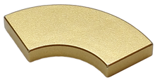 Plaatje in Gallery viewer laden, LEGO® los onderdeel Tegel Rond in kleur Metallic Gold 27925