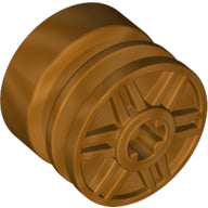 Plaatje in Gallery viewer laden, LEGO® los onderdeel Wiel in kleur Metallic Gold 55982