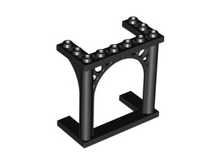 Plaatje in Gallery viewer laden, LEGO® los onderdeel Steen Boog in kleur Zwart 30613