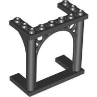 LEGO® los onderdeel Steen Boog in kleur Zwart 30613