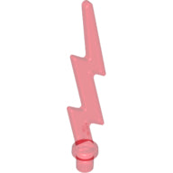 Plaatje in Gallery viewer laden, LEGO® los onderdeel Energy Effect Doorzichtig Rood 27256