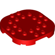 Plaatje in Gallery viewer laden, LEGO® los onderdeel Plaat Aangepast in kleur Rood 66789