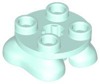 LEGO® los onderdeel Benen Aangepast Licht Aqua 66858