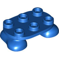 LEGO® los onderdeel Benen Aangepast in kleur Blauw 66859