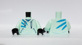 LEGO® los onderdeel Lijf met Motief Licht Aqua 973pb3795c01