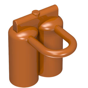 LEGO® los onderdeel Lijf Accessoire Donker Oranje 3838