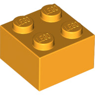 Plaatje in Gallery viewer laden, LEGO® los onderdeel Steen in kleur Helder Licht Oranje 3003