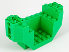 LEGO® los onderdeel Cockpit in kleur Fel Groen 44665