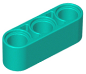 Plaatje in Gallery viewer laden, LEGO® los onderdeel Technische Hefbalk Donker Turkoois 32523