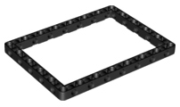 LEGO® los onderdeel Technische Hefbalk in kleur Zwart 39790