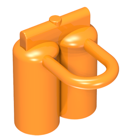 LEGO® los onderdeel Lijf Accessoire in kleur Oranje 3838