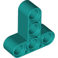 Plaatje in Gallery viewer laden, LEGO® los onderdeel Technische Hefbalk Donker Turkoois 60484