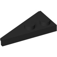 LEGO® los onderdeel Wig Plaat in kleur Zwart 65426