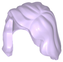 Plaatje in Gallery viewer laden, LEGO® los onderdeel Haar in kleur Lavendel 85974